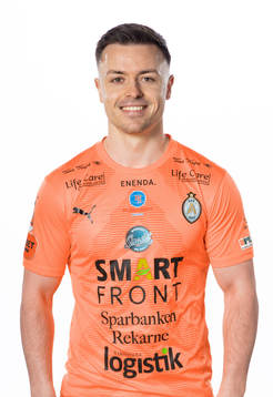 Eskilstunas Ryan Williams poserar för en lagbild den 21 mars 2023 i Eskilstuna.
