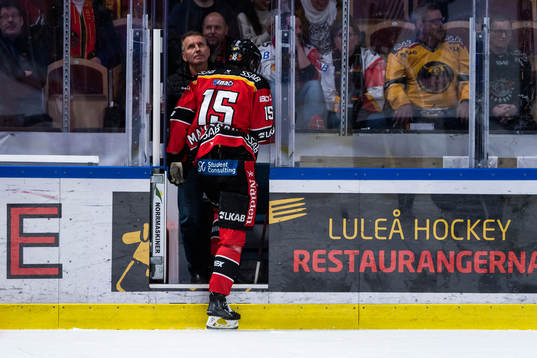 Luleås Carl Mattsson utvisas