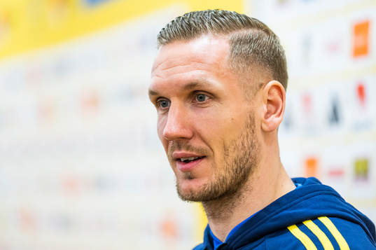 Goalkeeper Robin Olsen of the Swedish national football team,