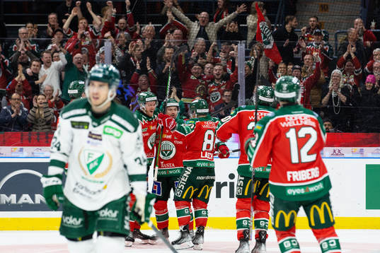 Frölundas Patrik Carlsson jublar