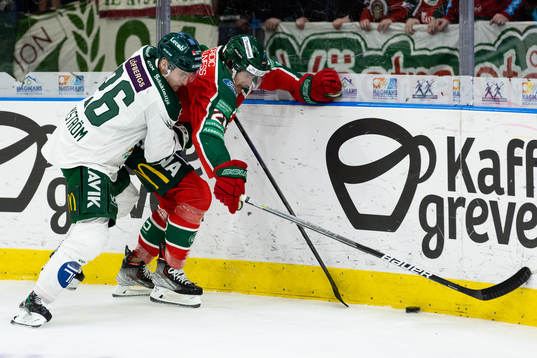 Färjestads Joel Nyström och Frölundas Loui Eriksson
