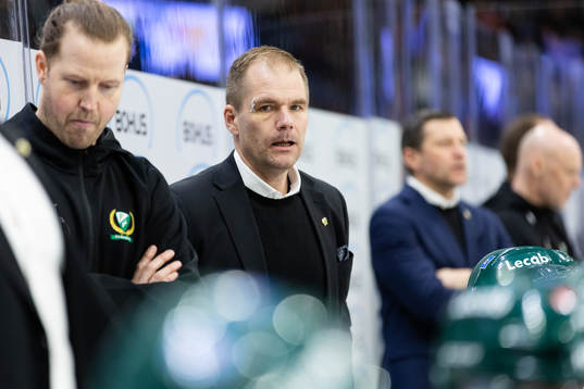 Färjestads huvudtränare Tomas Mitell