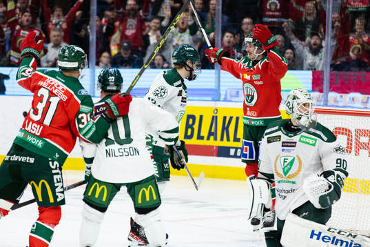 Frölundas Loui Eriksson jublar