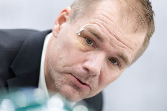 Färjestads huvudtränare Tomas Mitell