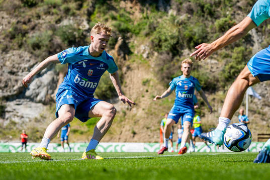 Ola Brynhildsen of the Norwegian national football team
