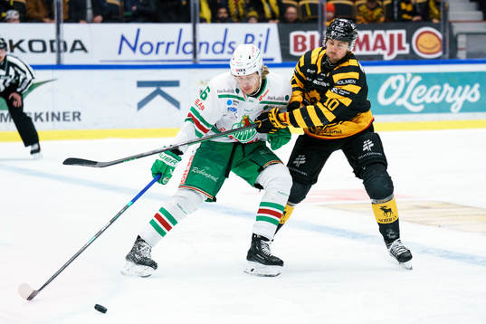 Rögles Tony Sund och Skellefteå AIKs Joakim Lindström