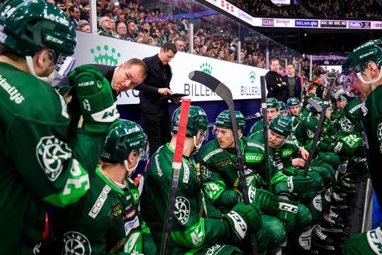 Färjestads huvudtränare Tomas Mitell