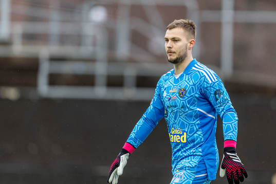 Falkenbergs målvakt Anton Andersson