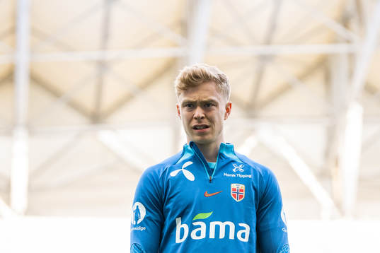 Ola Brynhildsen of the Norwegian national football team