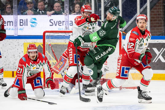 Frölundas Loui Eriksson, Andreas Borgman, Max Friberg och