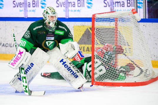 Färjestads målvakt Matthew Tomkins