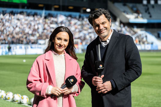 Camilla Nordlund och Tommy Åström på Discovery / Dplay