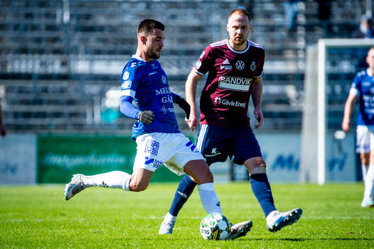 Trelleborgs Haris Brkic mot Gefles Oscar Lundin