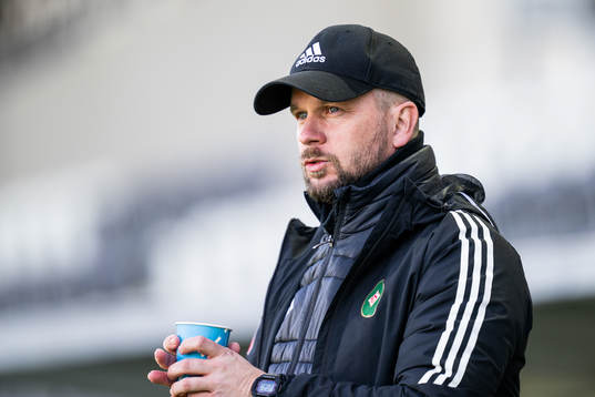 Skövde AIKs tränare Tobias Linderoth