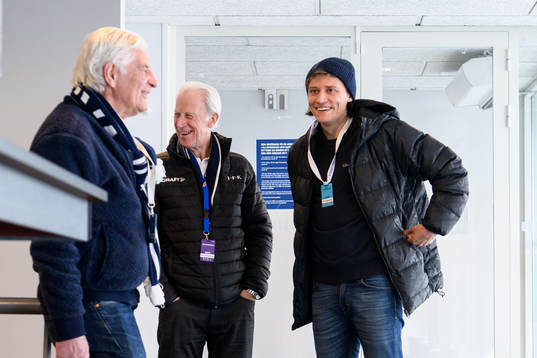 Värnamos Simon Thern innan fotbollsmatchen i Allsvenskan