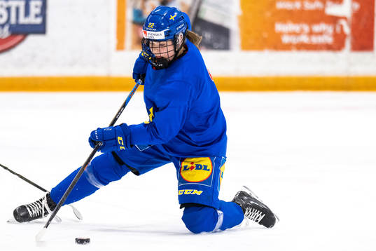 Hanna Thuvik of Sweden at a practice session