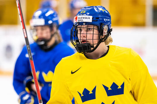 Lina Ljungblom of Sweden at a practice session