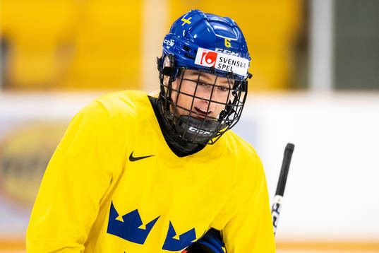 Josefine Holmgren of Sweden at a practice session
