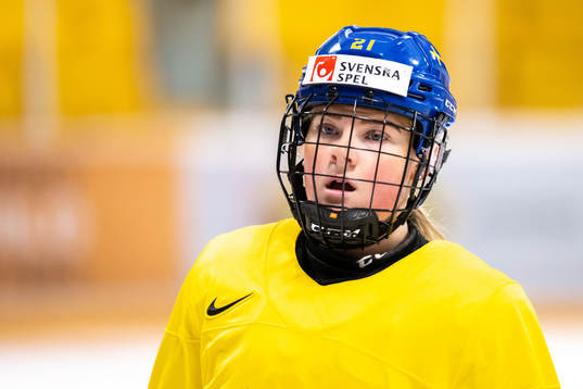 Lova Blom of Sweden at a practice session