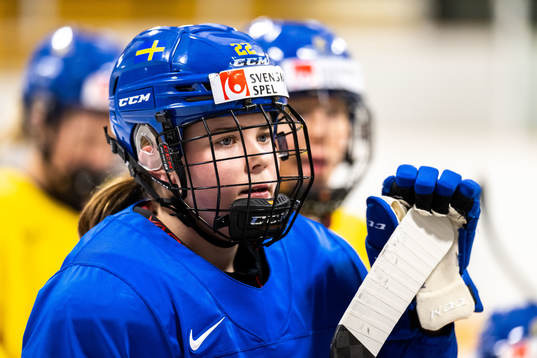 Hanna Thuvik of Sweden at a practice session