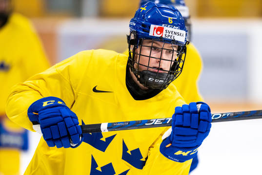 Josefine Holmgren of Sweden at a practice session