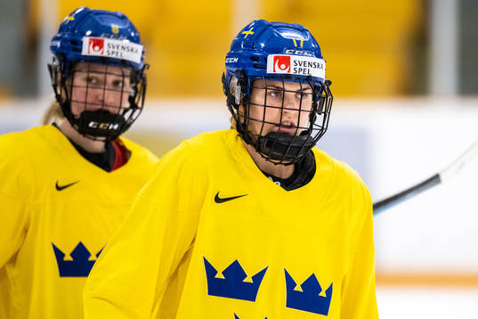 Sofie Lundin of Sweden at a practice session