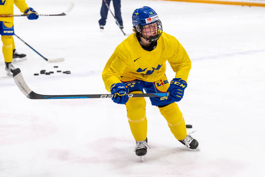Maja Nylén-Persson of Sweden at a practice session
