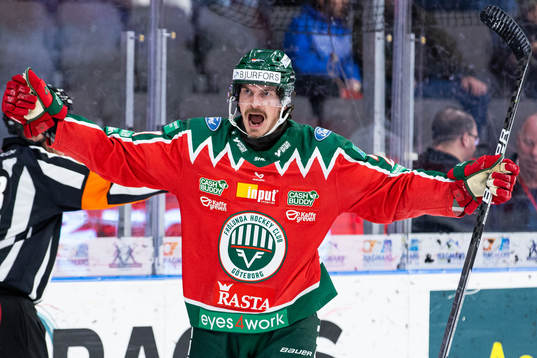 Frölundas Loui Eriksson jublar