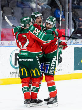 Frölundas Loui Eriksson jublar