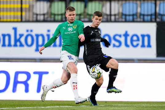 Jönköpings Södras Anton Thorsson och Örebros Samuel Dahl