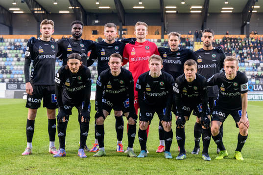 Örebros Niclas Bergmark, Nasiru Moro, Axel Andresson,