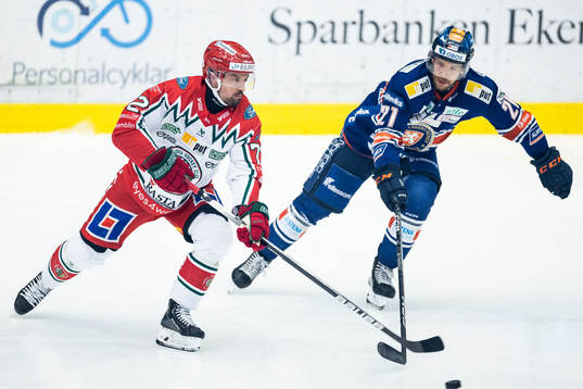 Frölundas Patrik Carlsson och Växjös Brian Cooper