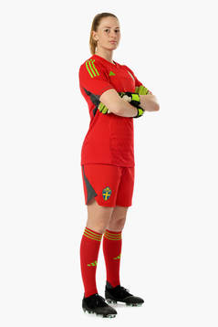 Goalkeeper Tove Enblom of the Swedish women's national football team poses for a portrait