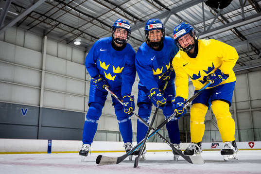 Olivia Carlsson, Anna Kjellbin and Maja Nylén-Persson of
