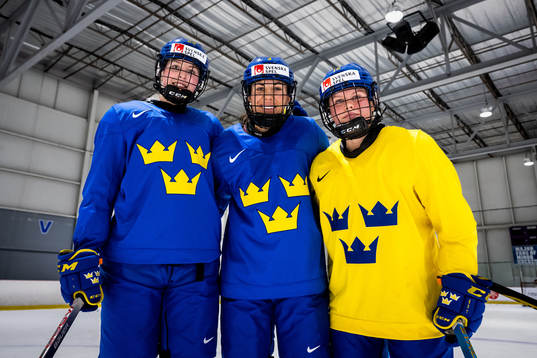 Olivia Carlsson, Anna Kjellbin and Maja Nylén-Persson of