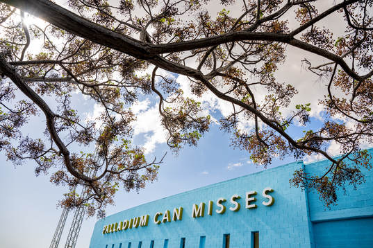 General view of Palladium Can Misses ahead of a training session with the Norwegian women's national football team on April 5, 2023 in Ibiza. 