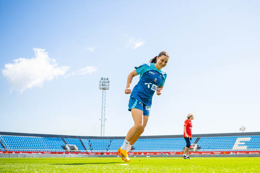 Vilde Bøe Risa of the Norwegian women's national football team