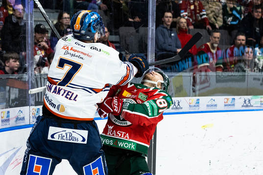 Växjös Hardy Häman Aktell och Frölundas Ryan Lasch