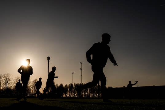 Torns IFs spelare i siluett