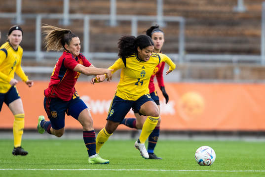 Bla gjennom flere bilder av Football, U23, International Friendly, Sweden - Spain