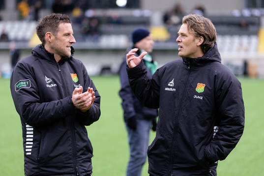 GAIS assisterande tränare Kenneth Gustafsson och tränare