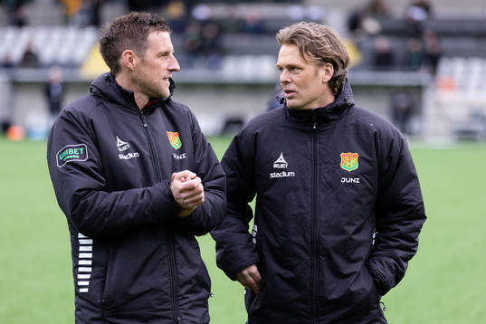 GAIS assisterande tränare Kenneth Gustafsson och tränare