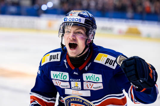 Växjös Victor Stjernborg jublar