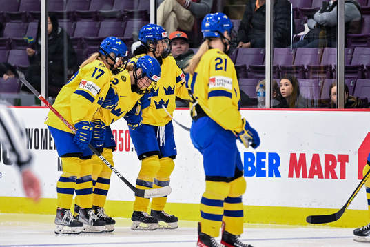 Paula Bergström of Sweden in pain
