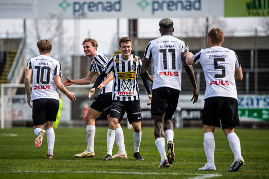 Landskronas Adam Egnell, Melker Jonsson, Robin Dzabic,