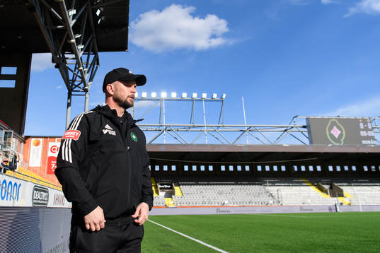 Skövde AIKs tränare Tobias Linderoth
