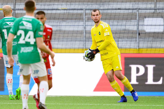Skövde AIKs målvakt Markus Fröjd