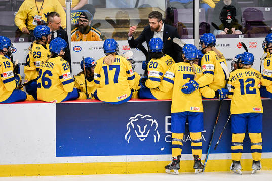 Head coach Ulf Lundberg of Sweden