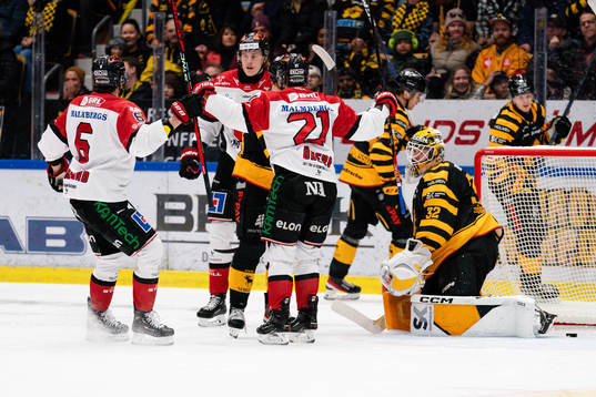 Örebros Milton Oscarson, Filip Berglund och Linus Öberg