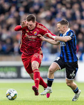Djurgårdens Jacob Bergström och Sirius Aron Bjarnason